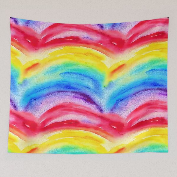 Item preview, Abstract Rainbow Watercolor designed and sold by anaraee.