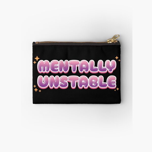 Item preview, Mentally Unstable Pastel Themed Typography designed and sold by thecatcouch.