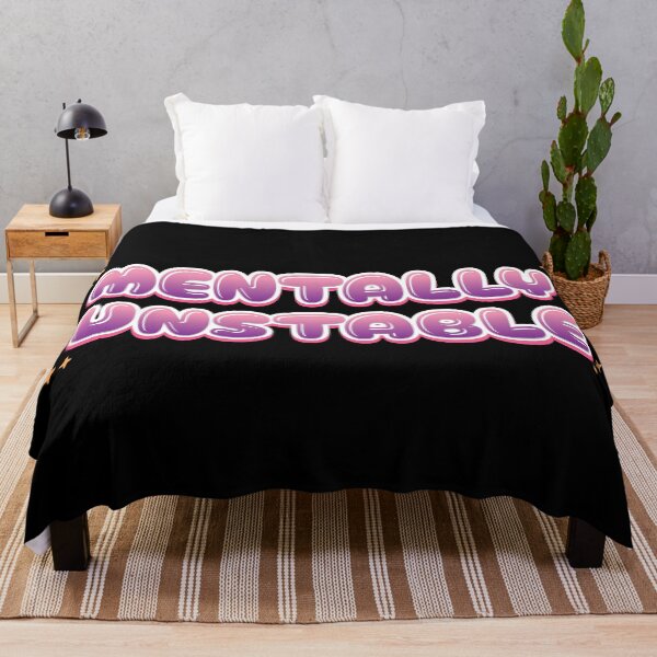 Item preview, Mentally Unstable Pastel Themed Typography designed and sold by thecatcouch.