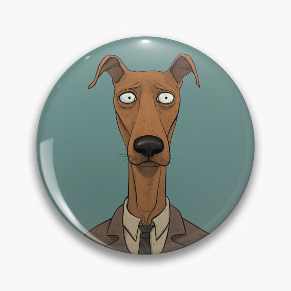Item preview, Playful Human-Like Dog Cartoon Illustration (No. 6) designed and sold by Daniel Reyes.