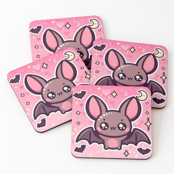 Artikelvorschau, Kawaii-Gothic-Fledermaus, Pastell-Gothic, gruseliges süßes Halloween entworfen und verkauft von Spooky Witch Dream.