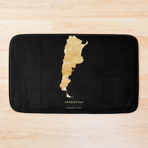 Item preview, Argentina map in gold color designed and sold by Jerhus.