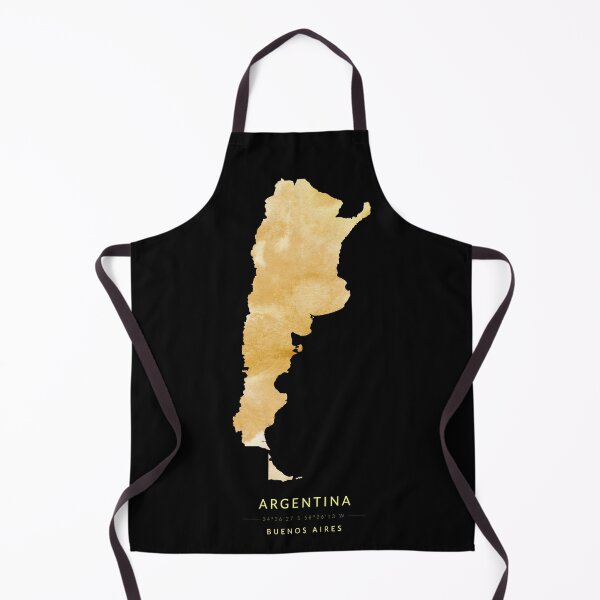 Item preview, Argentina map in gold color designed and sold by Jerhus.