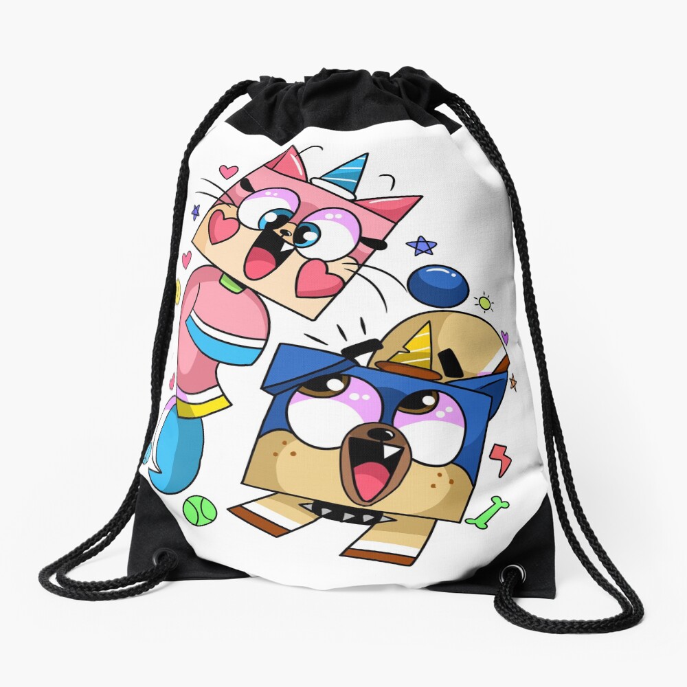 Unikitty and Puppycorn Cartoon Network Drawstring Bag