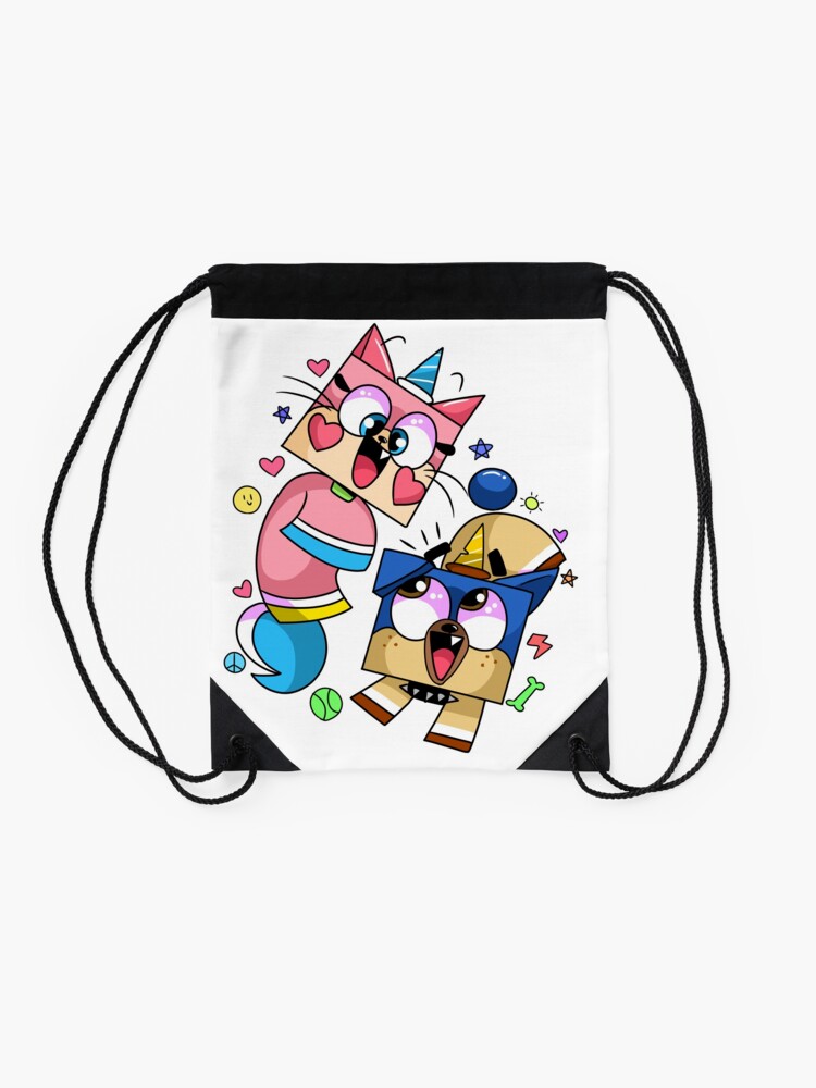 Alternate view of Unikitty and Puppycorn Cartoon Network Drawstring Bag