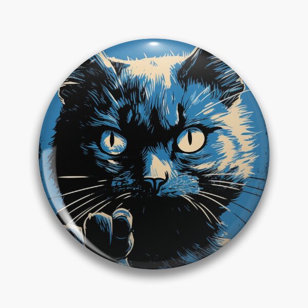 Item preview, Electric Blue Fantasy Cat designed and sold by PixelProphets.