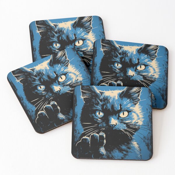 Item preview, Electric Blue Fantasy Cat designed and sold by PixelProphets.