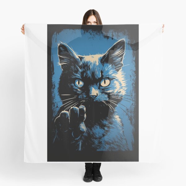 Item preview, Electric Blue Fantasy Cat designed and sold by PixelProphets.