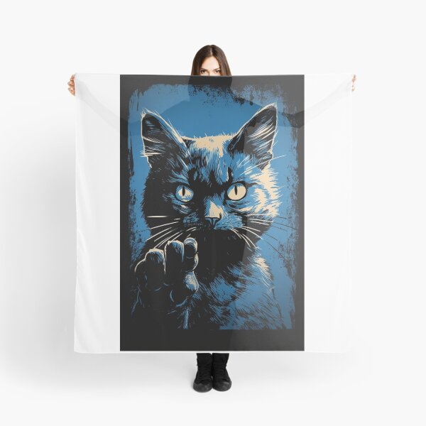 Item preview, Electric Blue Fantasy Cat designed and sold by PixelProphets.