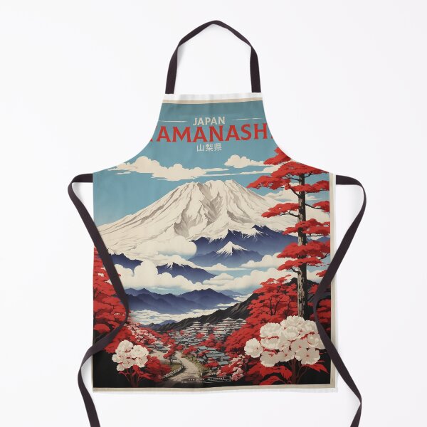 Item preview, Yamanashi Japan Vintage Poster Tourism  designed and sold by TravelersGems.