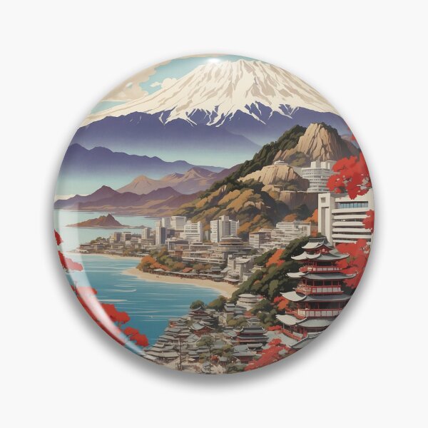 Item preview, Wakayama Japan Vintage Poster Tourism  designed and sold by TravelersGems.