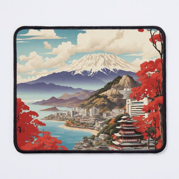 Item preview, Wakayama Japan Vintage Poster Tourism  designed and sold by TravelersGems.