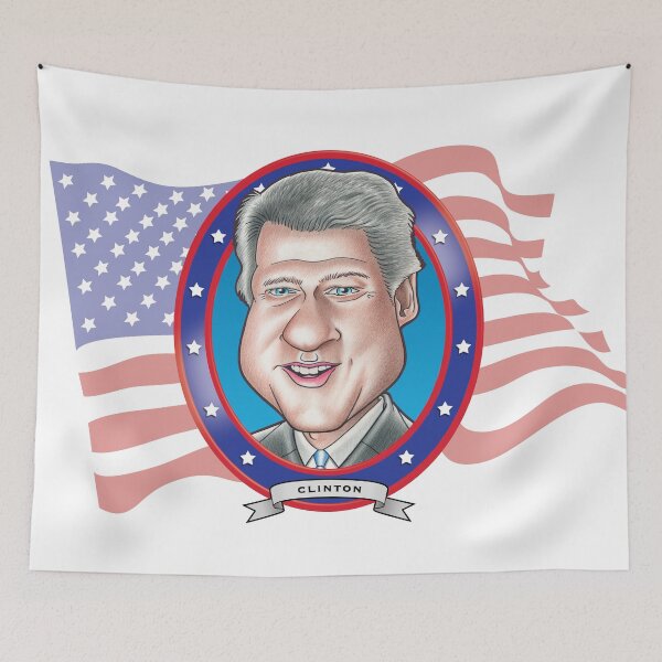 Item preview, Bill Clinton Caricature designed and sold by FunFaces.