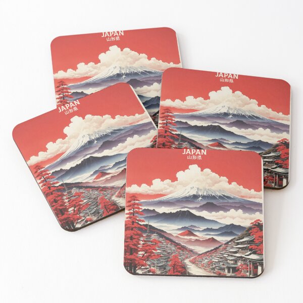 Item preview, Yamagata Japan Mount Fuji Vintage Poster Tourism  designed and sold by TravelersGems.