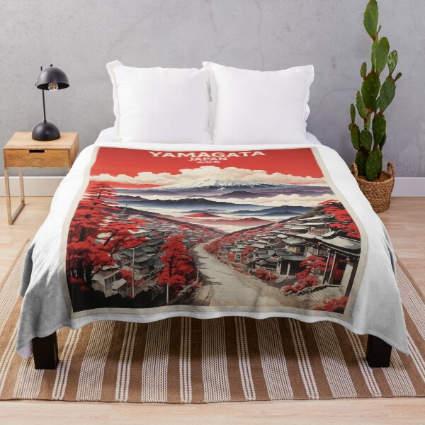 Item preview, Yamagata Japan Mount Fuji Vintage Poster Tourism designed and sold by TravelersGems.