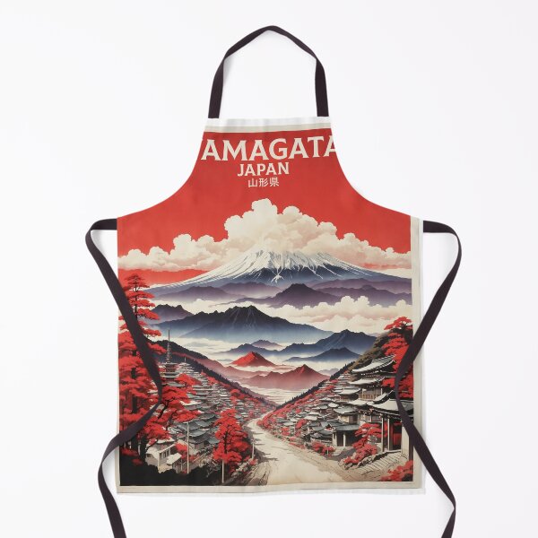 Item preview, Yamagata Japan Mount Fuji Vintage Poster Tourism designed and sold by TravelersGems.
