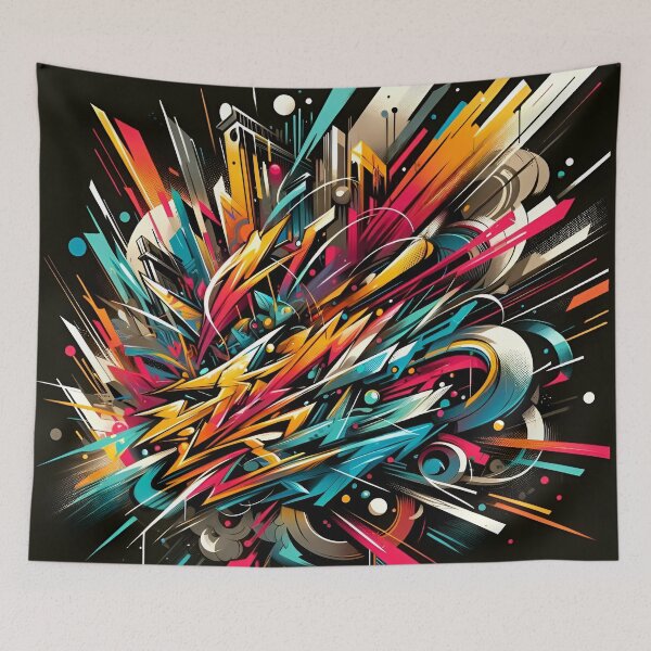 Item preview, "Urban Canvas: Street Art Symphony" designed and sold by APARTAI EU.