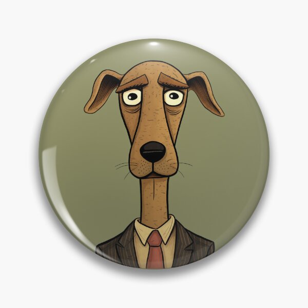 Item preview, Playful Human-Like Dog Cartoon Illustration (No. 7) designed and sold by Daniel Reyes.