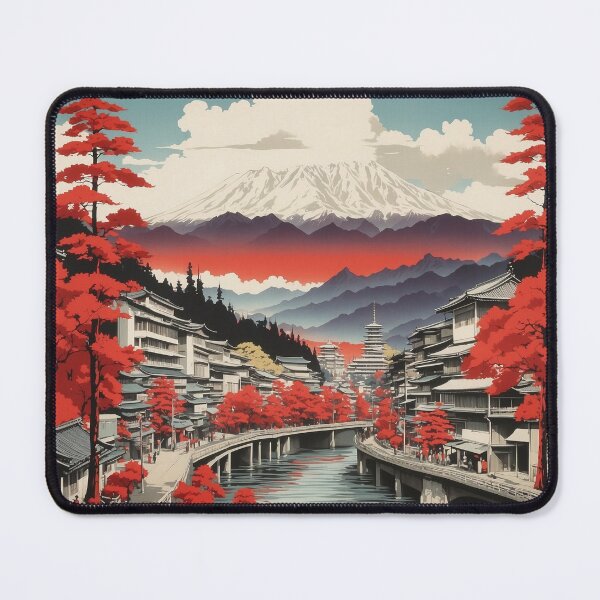 Item preview, Toyama Japan Vintage Poster Tourism designed and sold by TravelersGems.