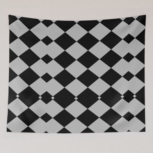 Item preview, Black on Gray Checkered Design designed and sold by signshirtz.