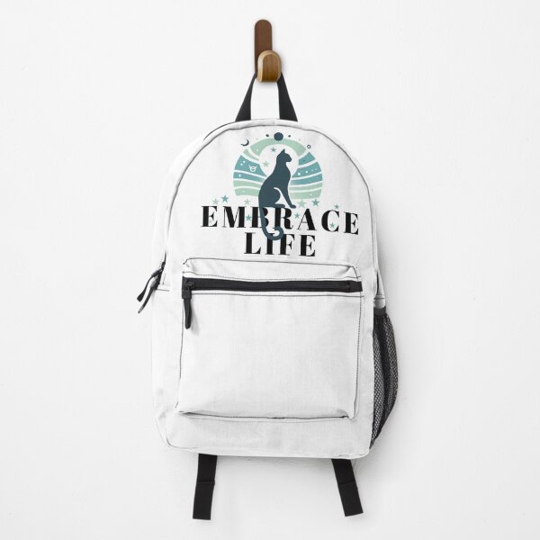 Item preview, Grren cat positive affirmationEmbrace Life designed and sold by Carthage-Kitten.