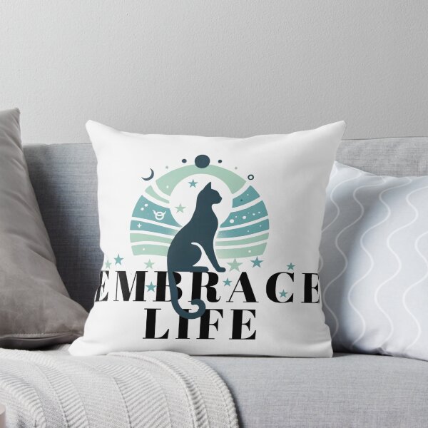 Aperçu de l'œuvre Affirmation positive du chat GrrenEmbrace Life créée et vendue par Carthage-Kitten.