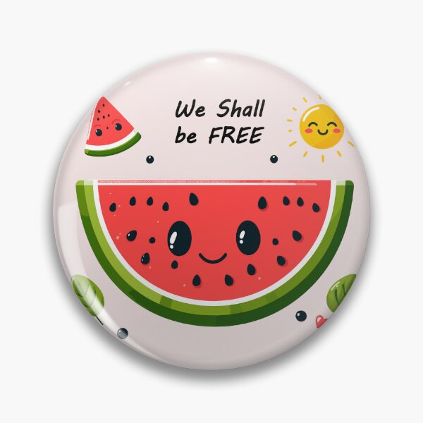 Item preview, A Slice of Watermelon We Shall Be Free designed and sold by Slice Of Seed.