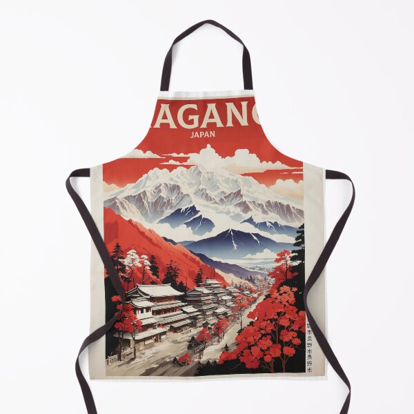Item preview, Nagano Vintage Poster Tourism designed and sold by TravelersGems.