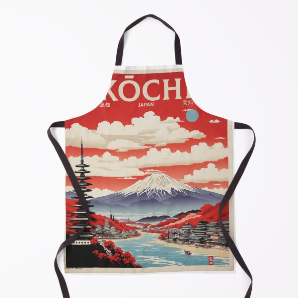 Item preview, Kochi Japan Vintage Poster Tourism designed and sold by TravelersGems.