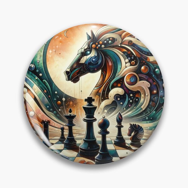 Item preview, Enigmatic Endgame: Shadows and Strategies on the Chessboard designed and sold by ryspayevkaisar.