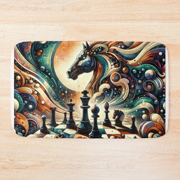 Item preview, Enigmatic Endgame: Shadows and Strategies on the Chessboard designed and sold by ryspayevkaisar.