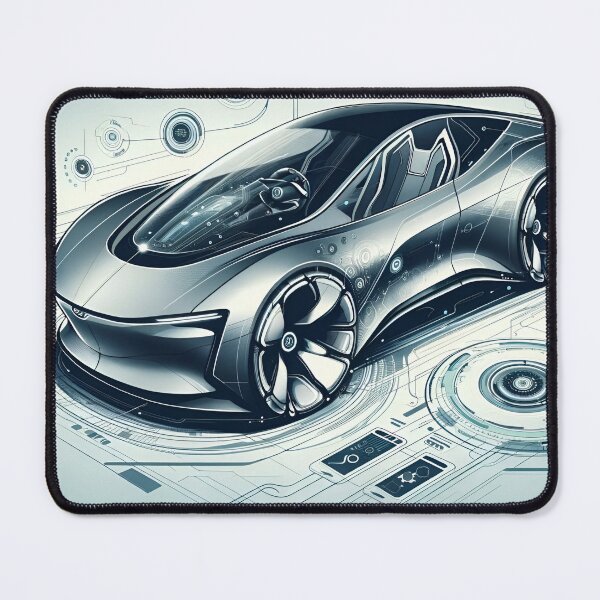Item preview, "Velocity of Tomorrow: Futuristic Car Design" designed and sold by APARTAI EU.