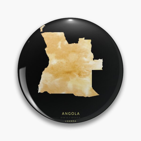Item preview, Angola map in gold color designed and sold by Jerhus.