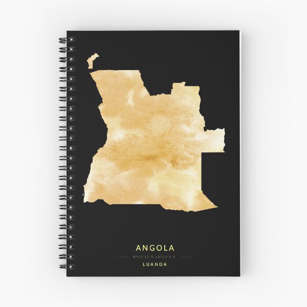 Item preview, Angola map in gold color designed and sold by Jerhus.