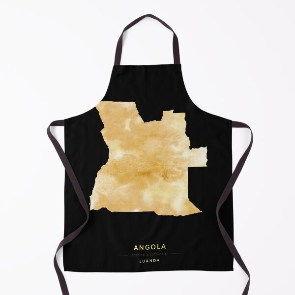 Item preview, Angola map in gold color designed and sold by Jerhus.