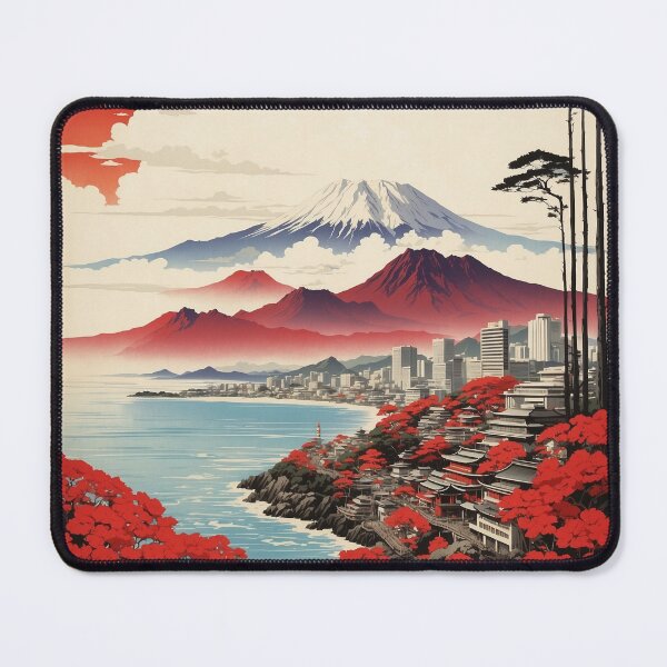 Item preview, Kagoshima Japan Vintage Poster Tourism designed and sold by TravelersGems.