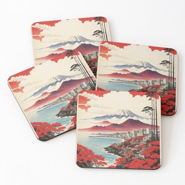Item preview, Kagoshima Japan Vintage Poster Tourism  designed and sold by TravelersGems.