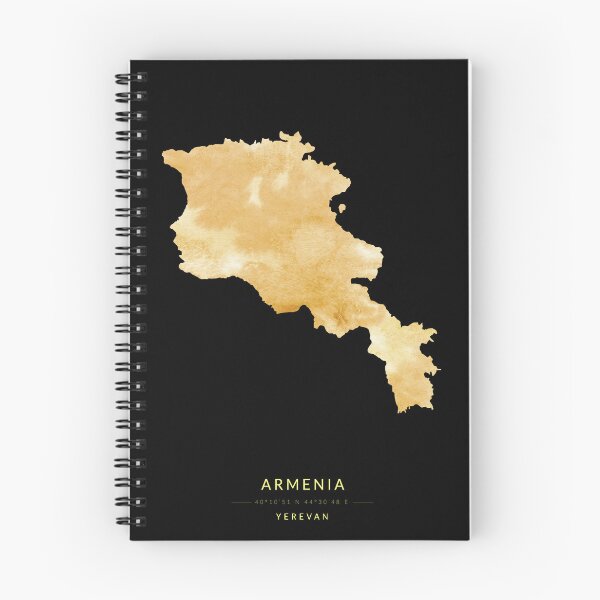 Item preview, Armenia map in gold color designed and sold by Jerhus.