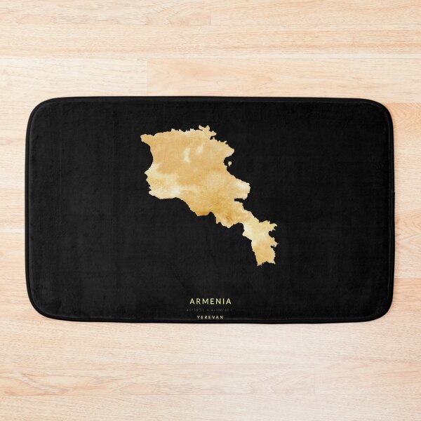 Item preview, Armenia map in gold color designed and sold by Jerhus.