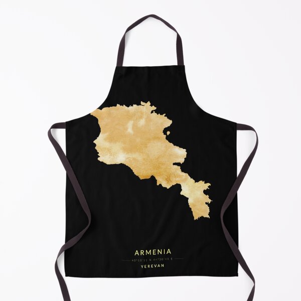 Item preview, Armenia map in gold color designed and sold by Jerhus.