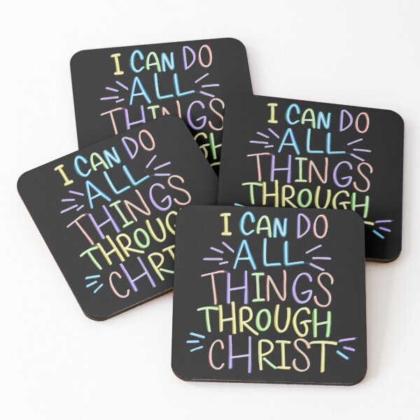Item preview, I Can Do All Things Through Christ designed and sold by Faithloveshop.