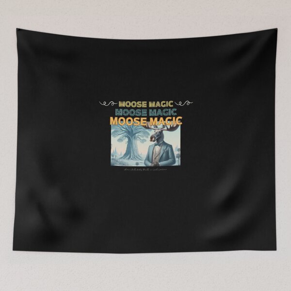 Item preview, Moose Magic: Where Chill Meets Thrill in Cool Couture designed and sold by zax454.