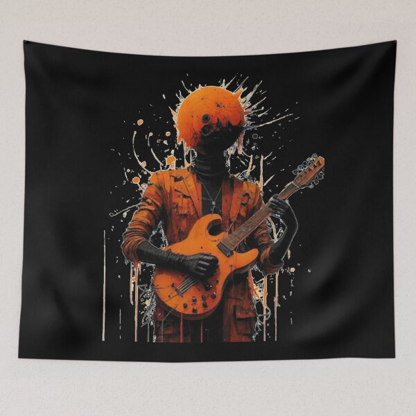 Item preview, orange guitarist 01 designed and sold by rafal12345.