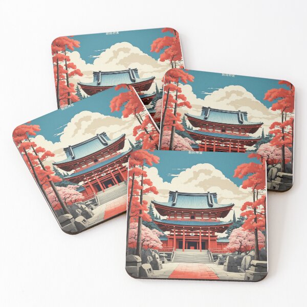 Item preview, Atsuta Shrine Japan Vintage Poster Tourism  designed and sold by TravelersGems.