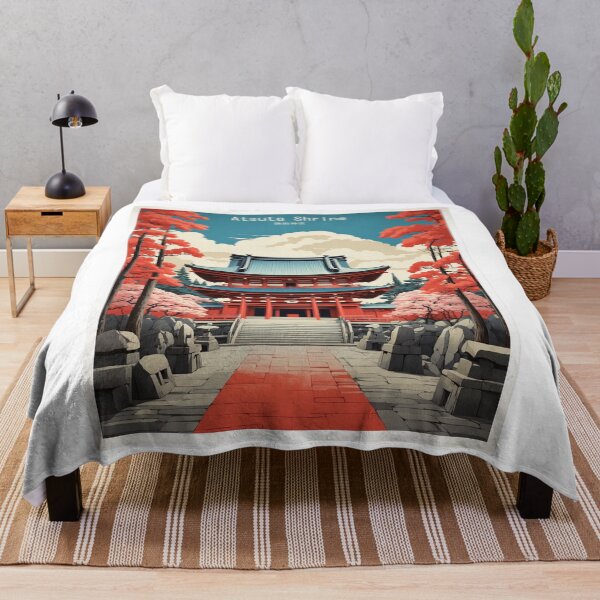 Item preview, Atsuta Shrine Japan Vintage Poster Tourism designed and sold by TravelersGems.