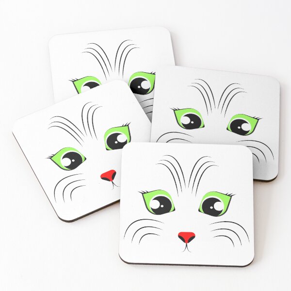 Item preview, Cute funny cartoon cat head  designed and sold by LionessLove.