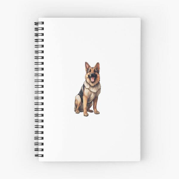 Item preview, Happy german shepherd illustration designed and sold by SynapseBuzz.