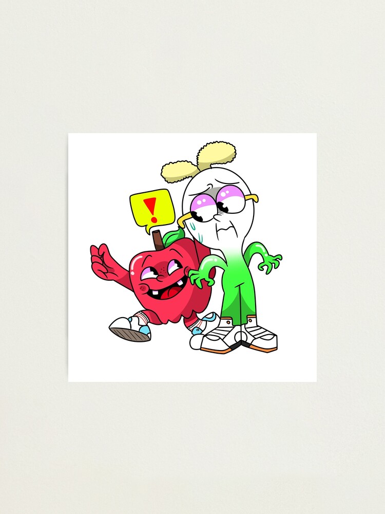 "Apple and Onion Cartoon Network" Photographic Print for Sale by