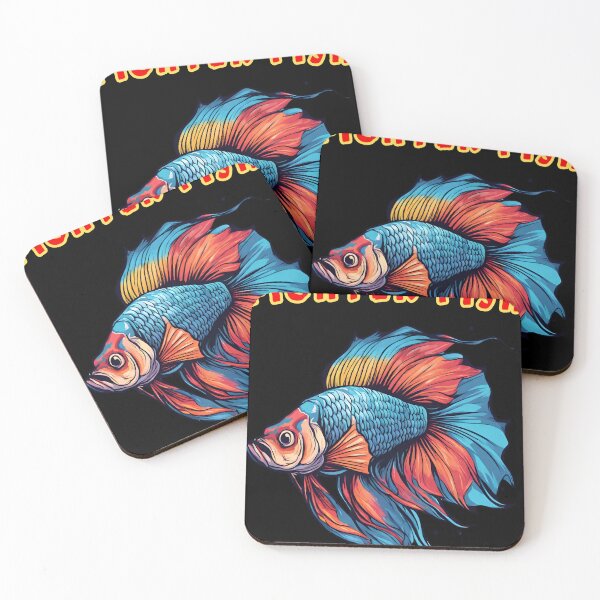 Item preview,  For animal lovers.  A colorful rabinów fighter fisch designed and sold by GroonSpace.