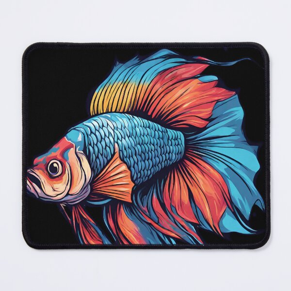 Item preview, For animal lovers. A colorful rabinów fighter fisch designed and sold by GroonSpace.